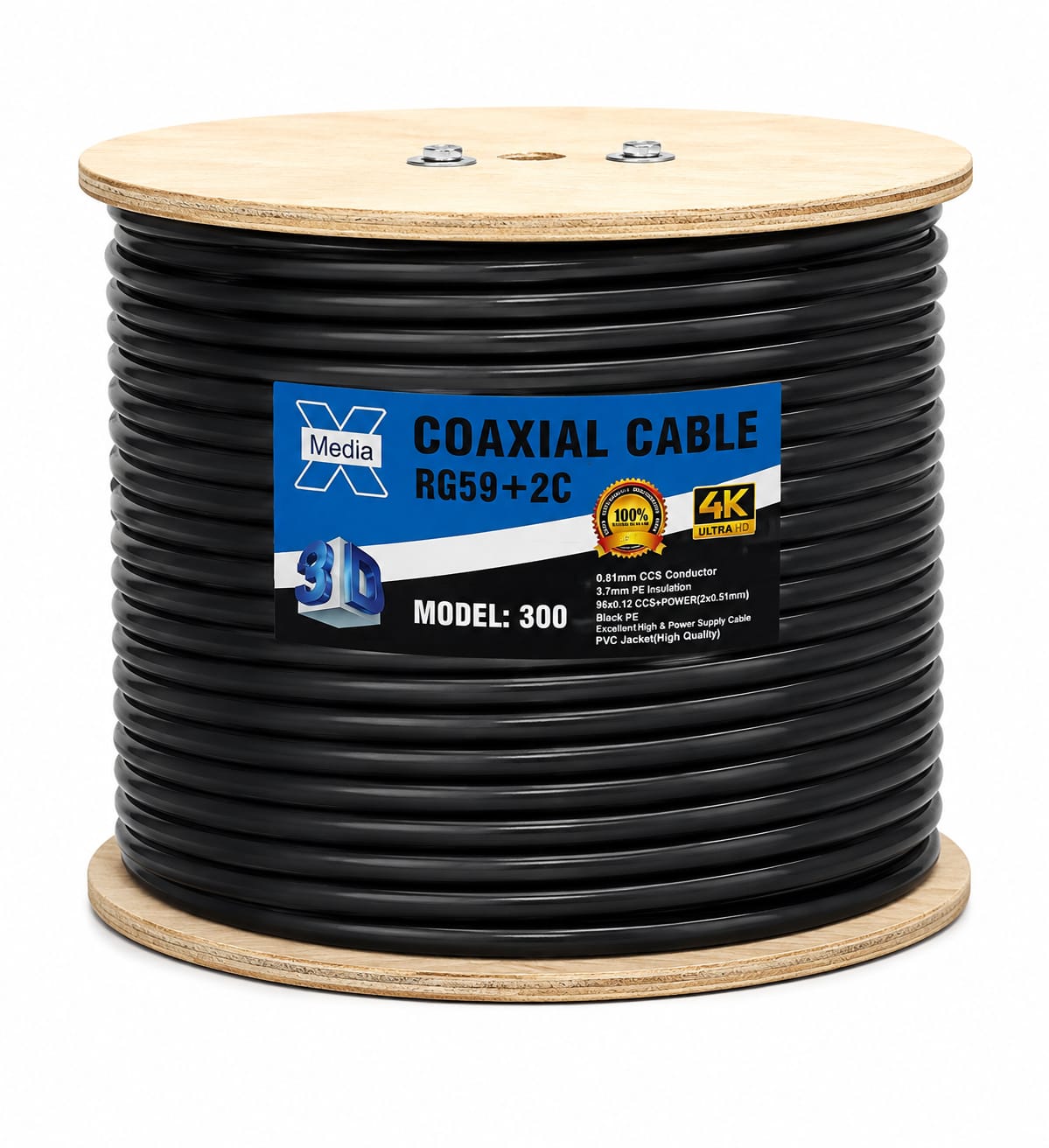 COAXIAL CABLE  RG174+2POWE