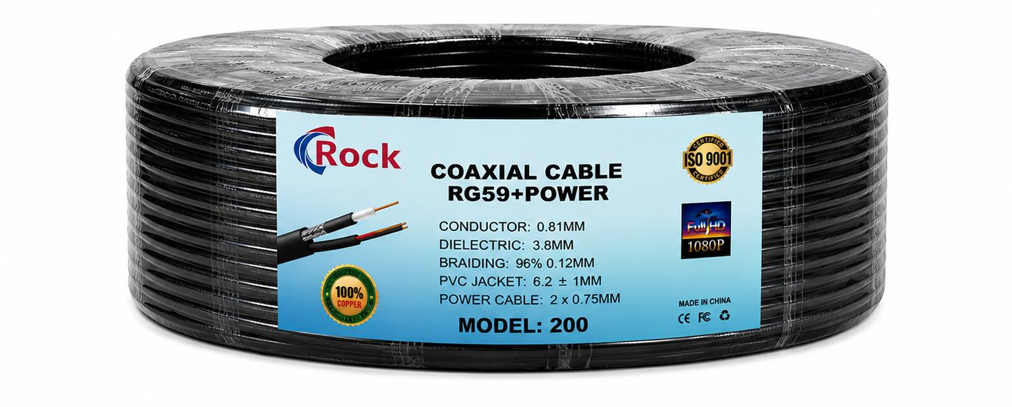 COAXIAL CABLE  RG174+2POWE